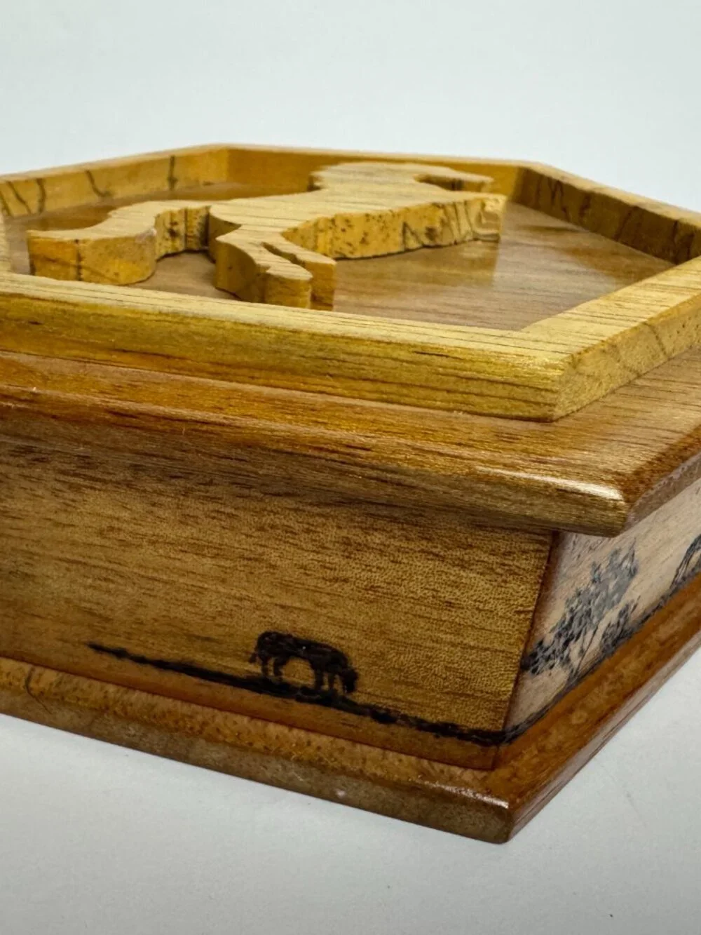 Handmade Wooden Storage Box 